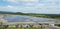 The Lopburi solar plant in Thailand. Sharp, which was part of the original EPC construction team, has been appointed O&M contractor